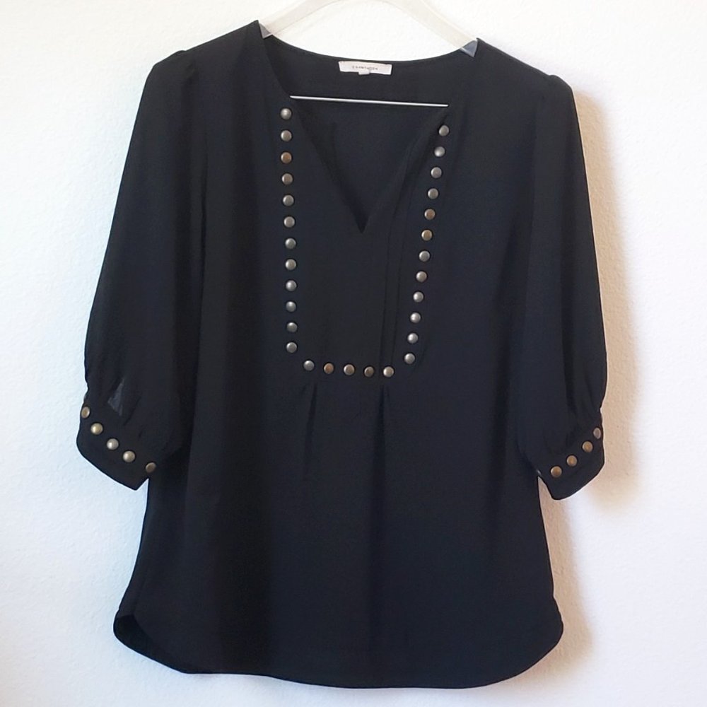 41 Hawthorn Black Dress blouse, SIze L